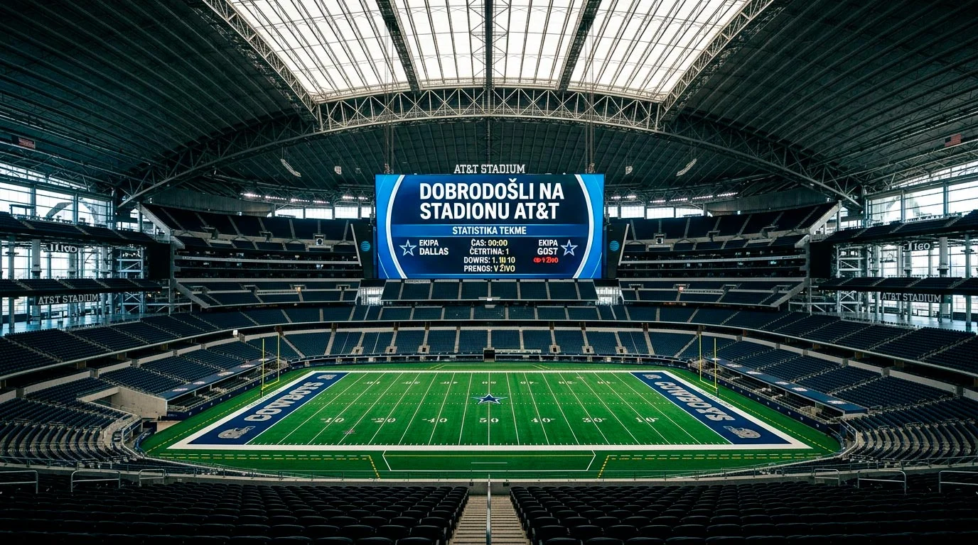 AT&T Stadium v Dallasu, prizorišče tekme Anglija – Hrvaška na SP 2026