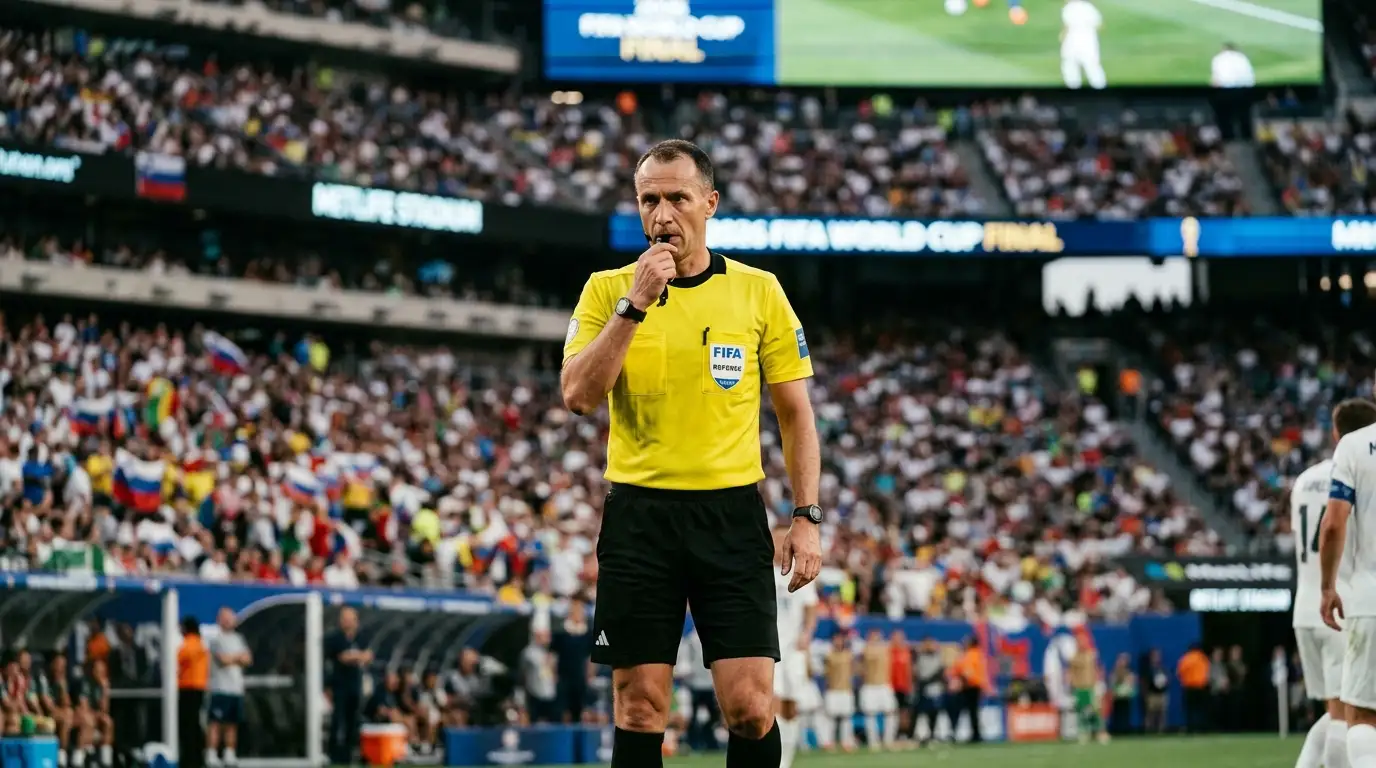 Slavko Vinčić med finalom SP 2026 na stadionu MetLife